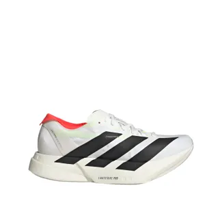 Adidas Women's Adizero Adios Pro 4 Running Shoes in FTWR Cloud White/Core Black/Silver Metallic SS25 Shoes_Adidas