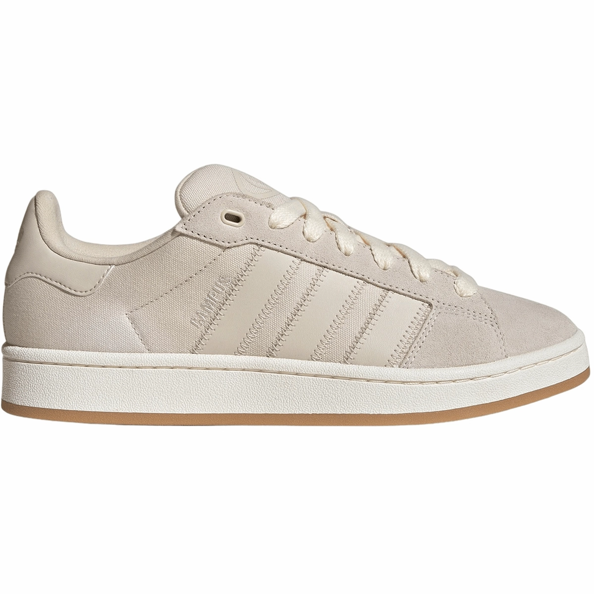 Adidas Campus 00s Aluminum Off White Gum Adidas Campus lifestyle shoes with suede finish