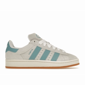 Adidas Campus 00s Crystal White Preloved Blue Adidas Campus lifestyle shoes with suede finish
