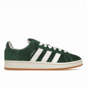 adidas Campus 00s Dark Green Cloud White Adidas Campus lifestyle shoes with suede finish