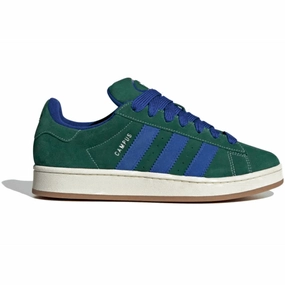 Adidas Campus 00s Dark Green Semi Lucid Blue Adidas Campus lifestyle shoes with suede finish