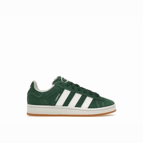 Adidas Campus 00s Dark Green White Adidas Campus lifestyle shoes with suede finish