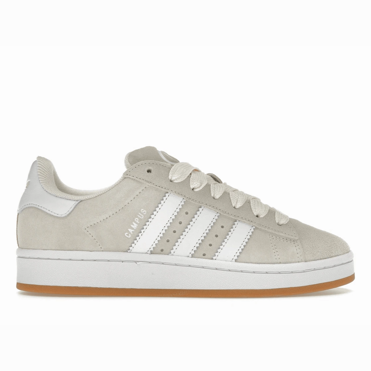 Adidas Campus 00s Wonder White Gum Adidas Campus lifestyle shoes with suede finish