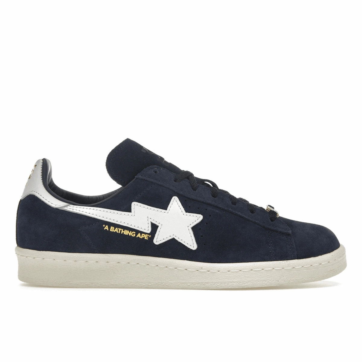 Adidas Campus 80s Bape Collegiate Navy Windspin fashion sneakers