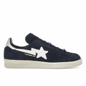 Adidas Campus 80s Bape Collegiate Navy Windspin fashion sneakers