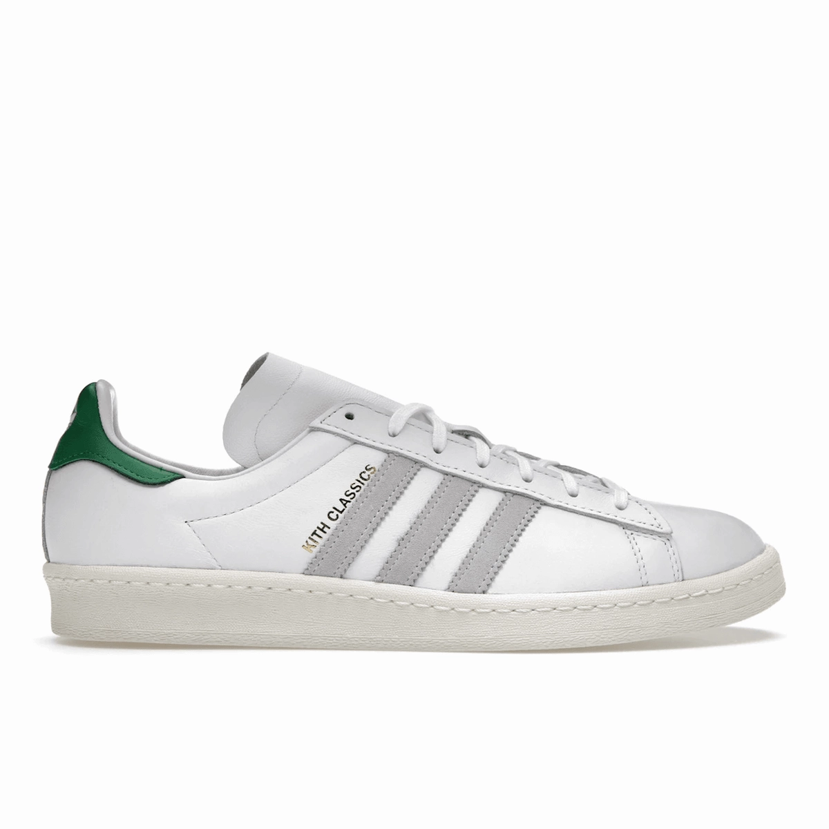 Adidas Campus 80s Kith Classics White Green Adidas Campus lifestyle shoes with suede finish
