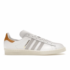 Adidas Campus 80s Kith Classics White Mango Adidas Campus lifestyle shoes with suede finish