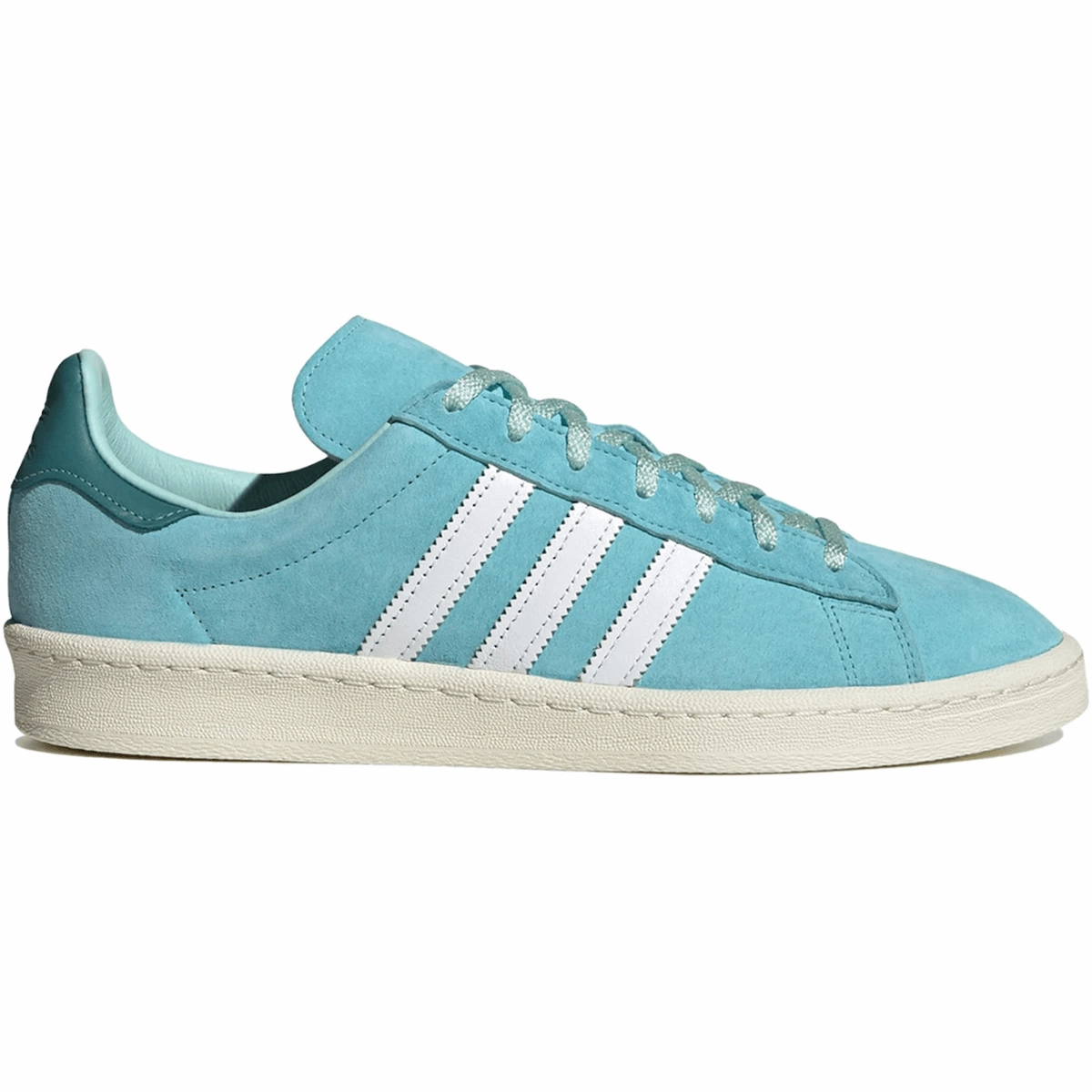 Adidas Campus 80s Light Aqua Adidas Campus lifestyle shoes with suede finish