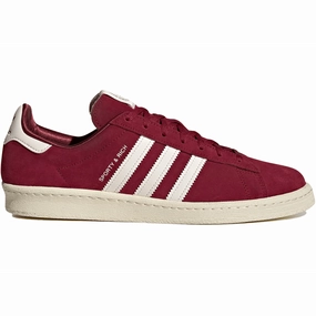Adidas Campus 80s Sporty &amp; Rich Merlot Cream Adidas Campus lifestyle shoes with suede finish