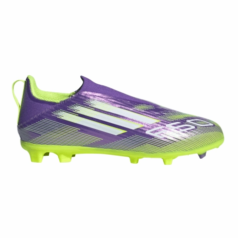 adidas F50 Elite Laceless FG Jr. Adidas F50 lightweight soccer-style shoes
