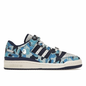 Adidas Forum 84 Low Bape 30th Anniversary Blue Camo Windspin fashion sneakers
