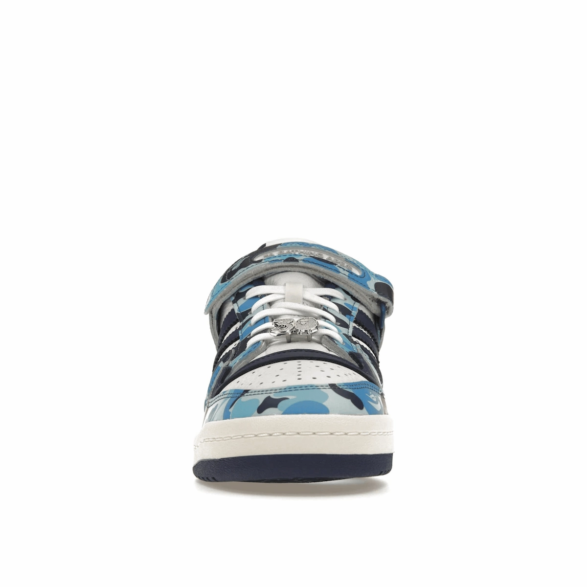 Adidas Forum 84 Low Bape 30th Anniversary Blue Camo Street style fashion shoes