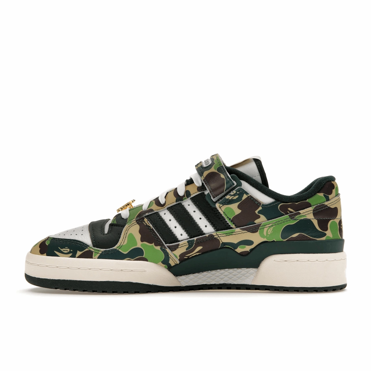 Adidas Forum 84 Low Bape 30th Anniversary Green Camo Street style fashion shoes