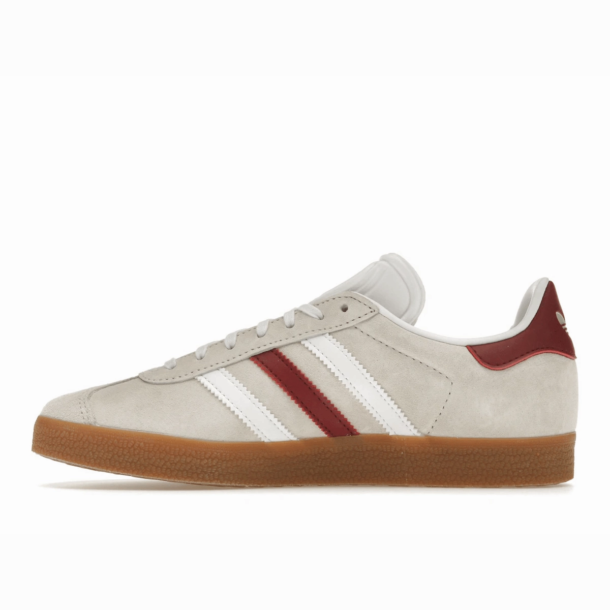 Adidas Gazelle Aluminum Collegiate Burgundy Laid-back daily shoes