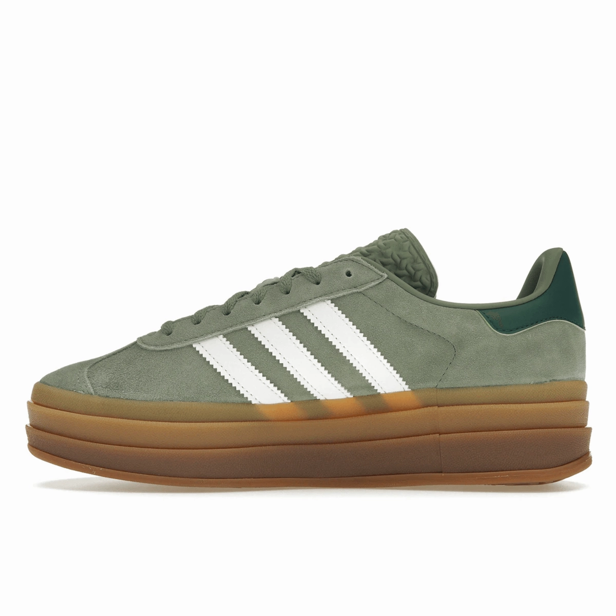Adidas Gazelle Ball Silver Green Gum Laid-back daily shoes