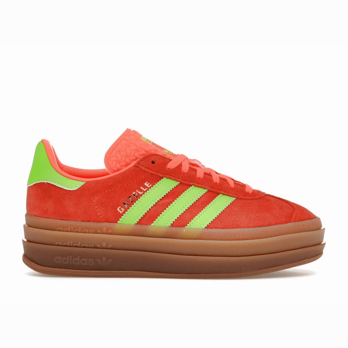 Adidas Gazelle Ball Solar Orange Solar Green Adidas Gazelle everyday wear shoes with style