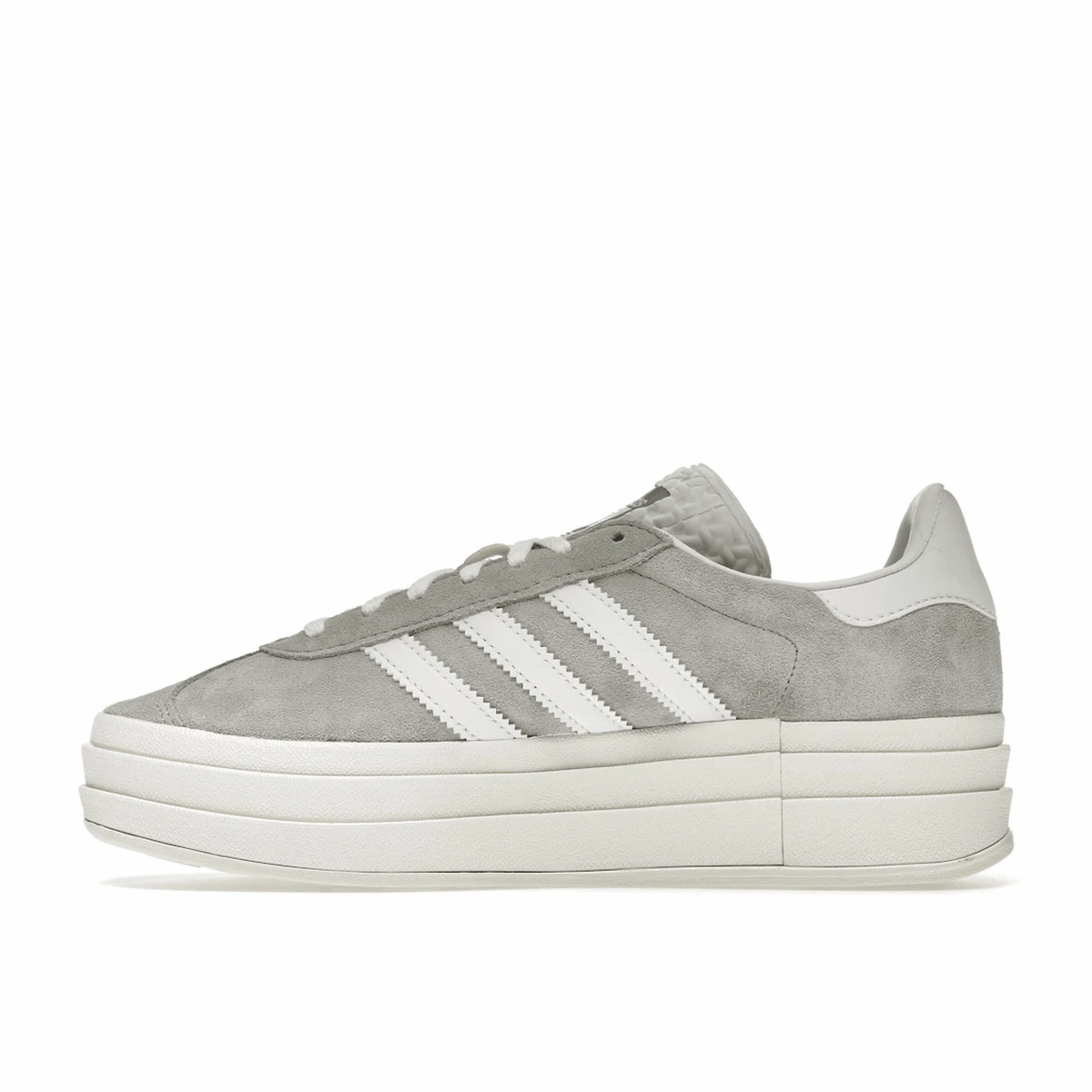 Adidas Gazelle Bold Gray White Laid-back daily shoes