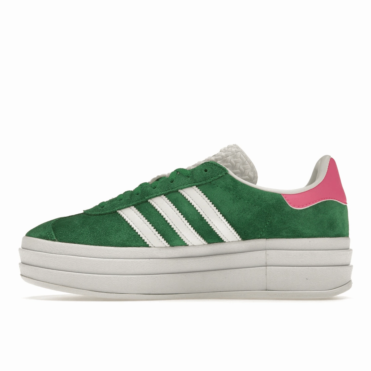 Adidas Gazelle Bold Green Lucid Pink Laid-back daily shoes