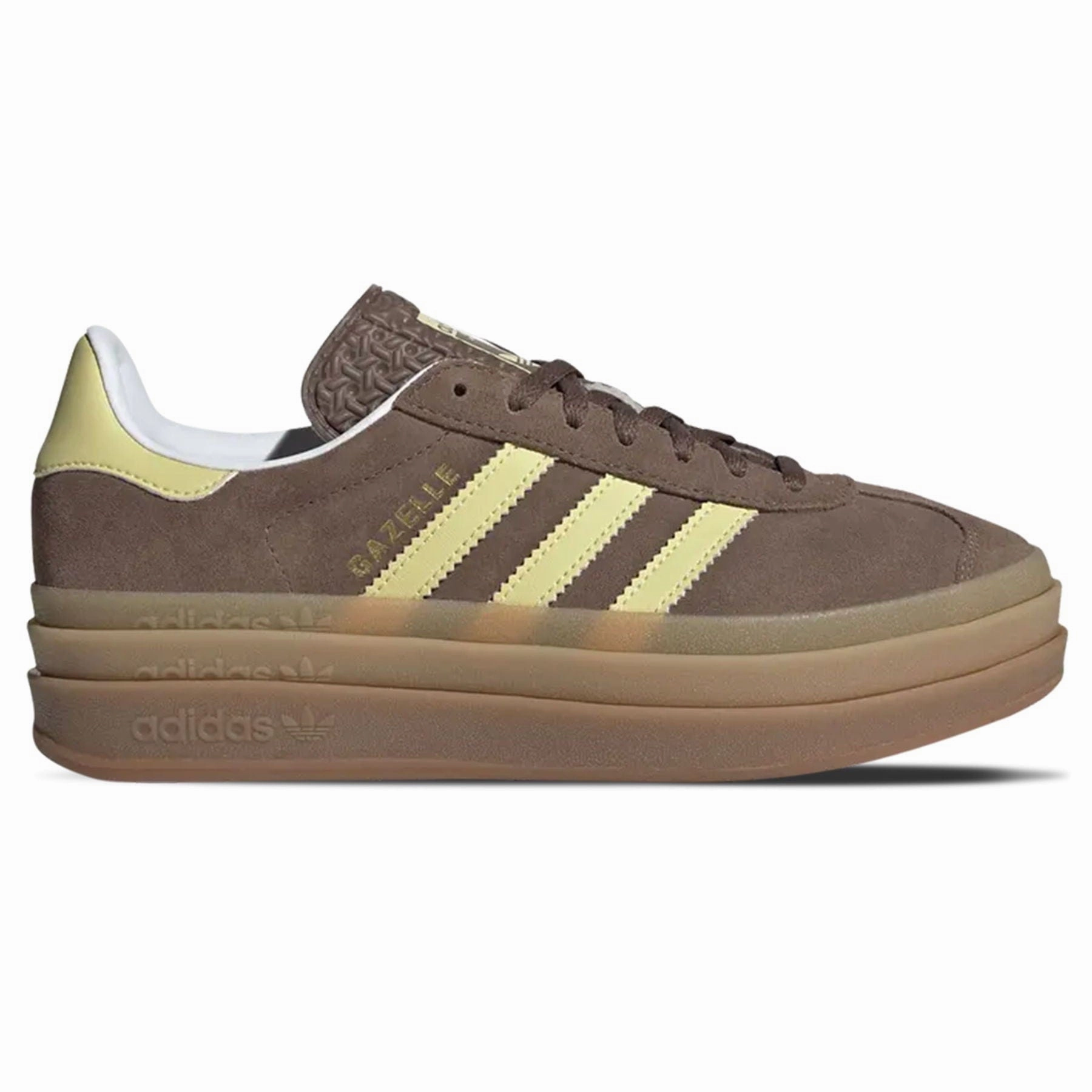 adidas Gazelle Bold Wmns 'Earth Strata Powder Yellow' Vintage-inspired low-tops