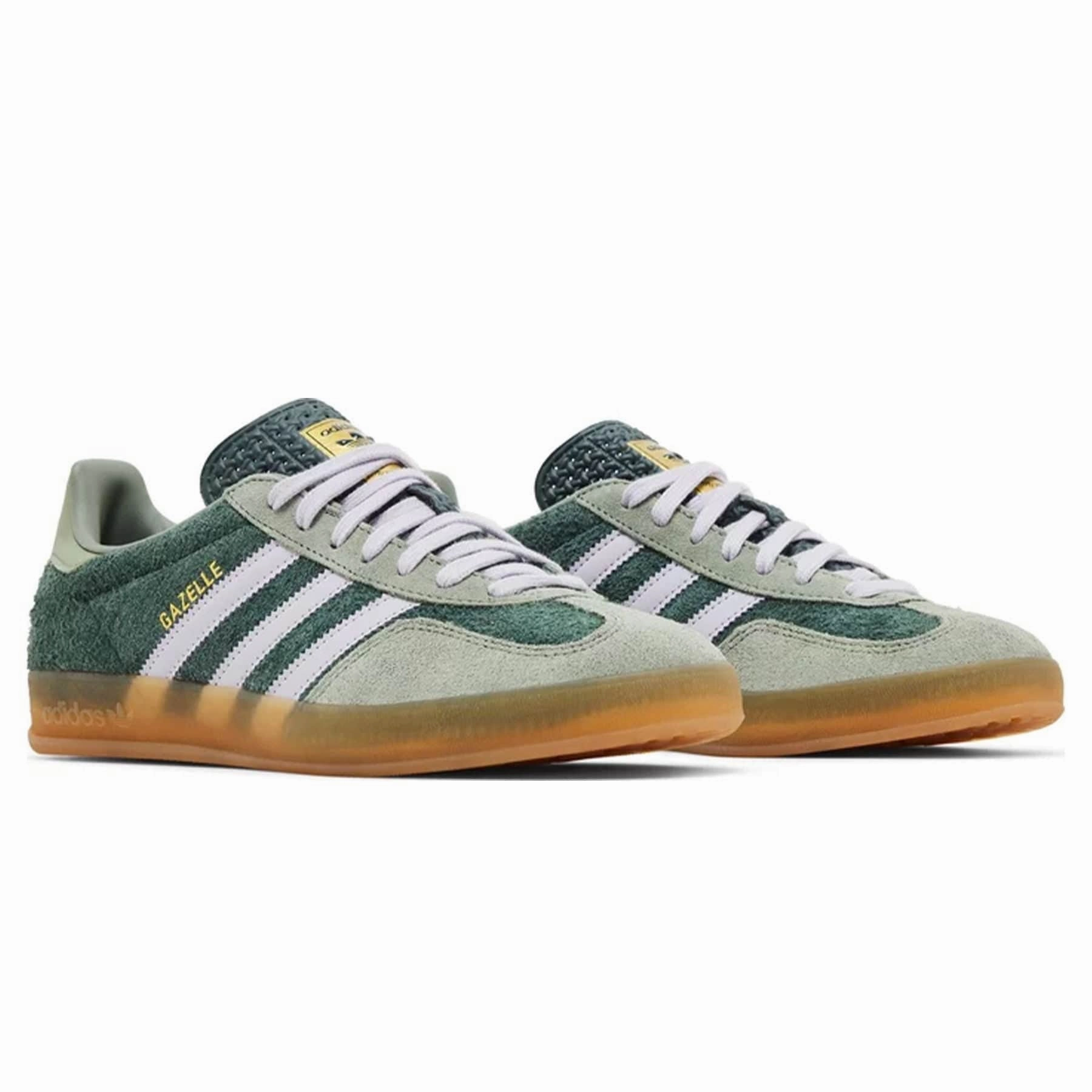 Adidas Gazelle Indoor 'Mineral Green Silver Dawn' Vintage-inspired low-tops