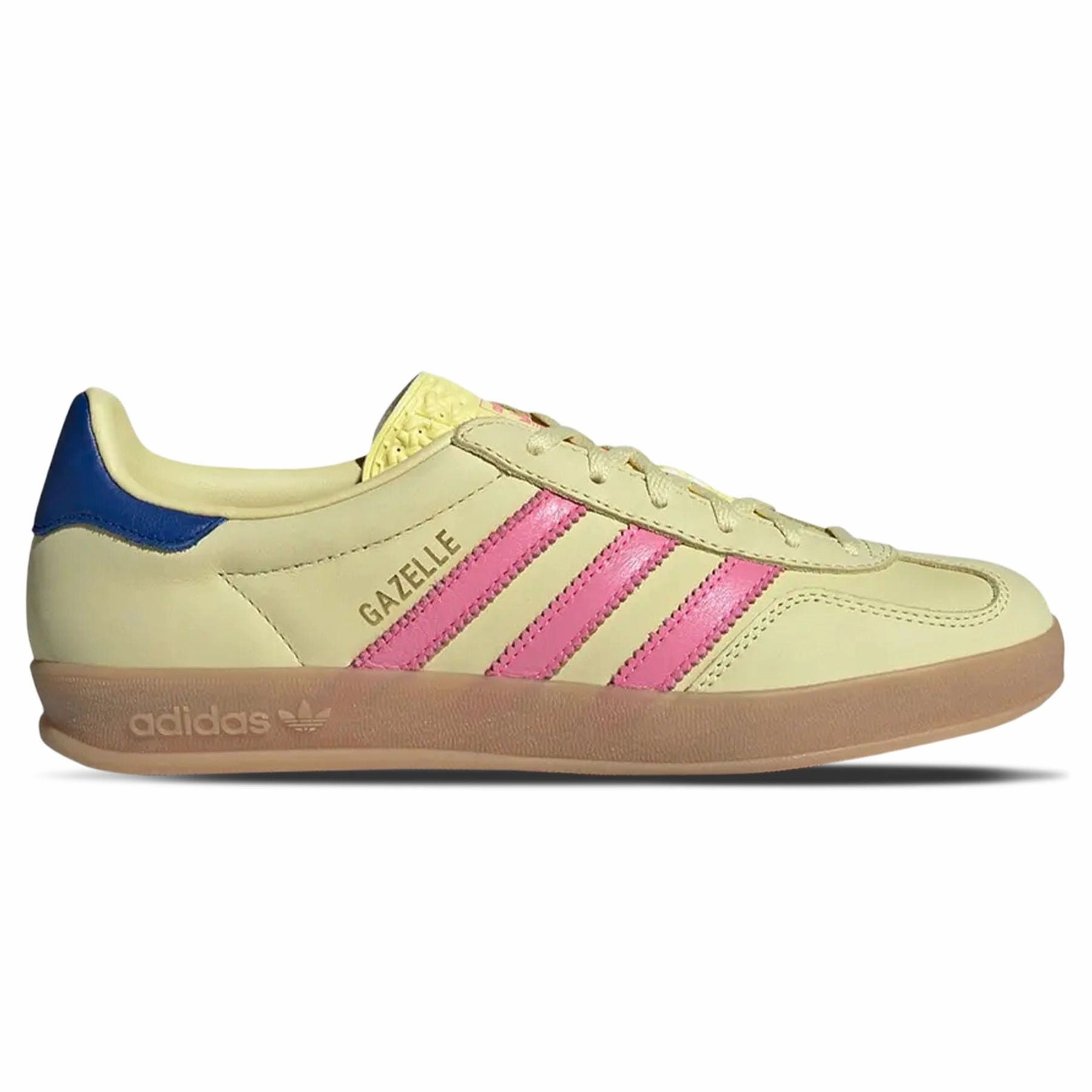 adidas Gazelle Indoor 'Powder Yellow Lucid Pink' Vintage-inspired low-tops