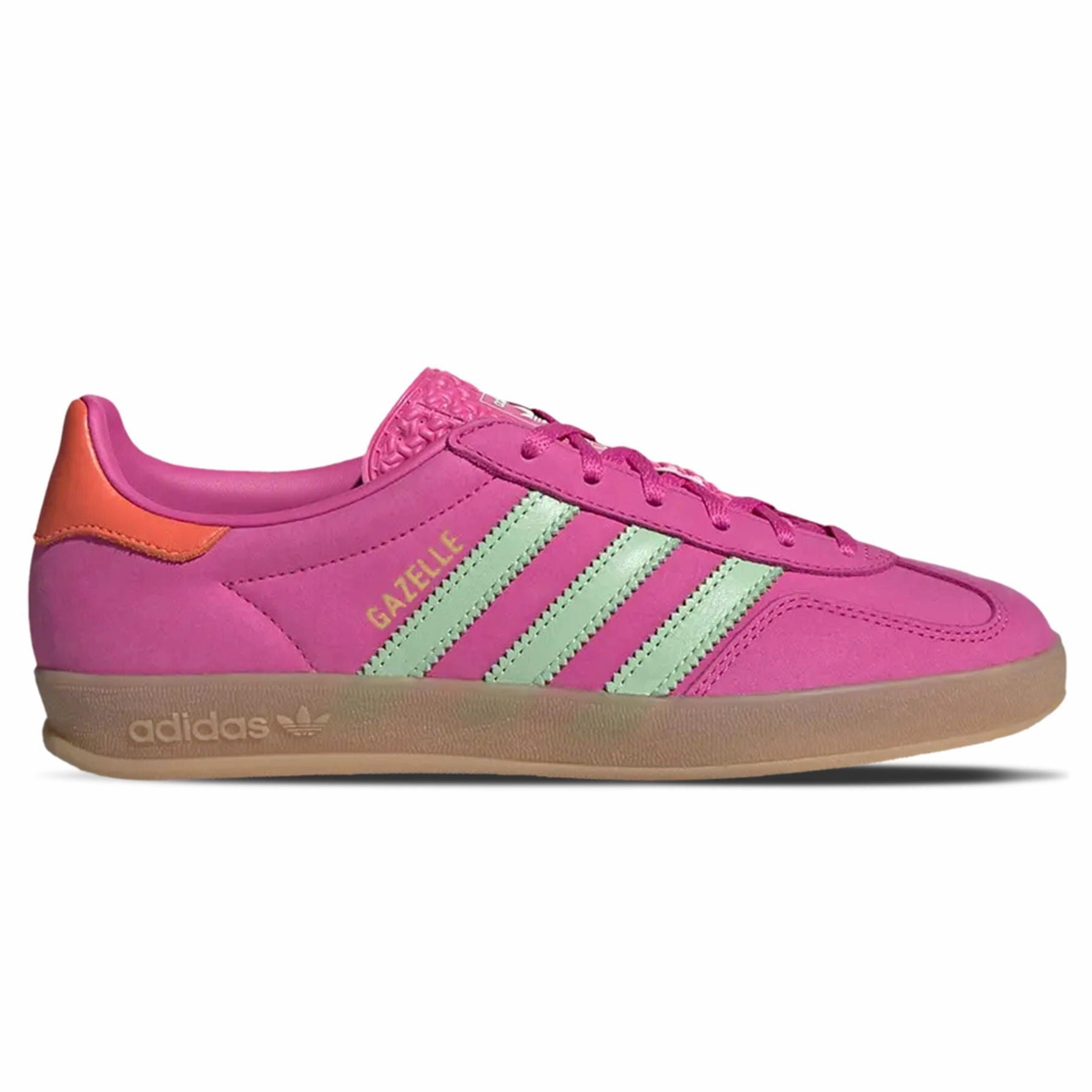 Adidas Gazelle Indoor 'Semi Lucid Fuchsia Green' Vintage-inspired low-tops