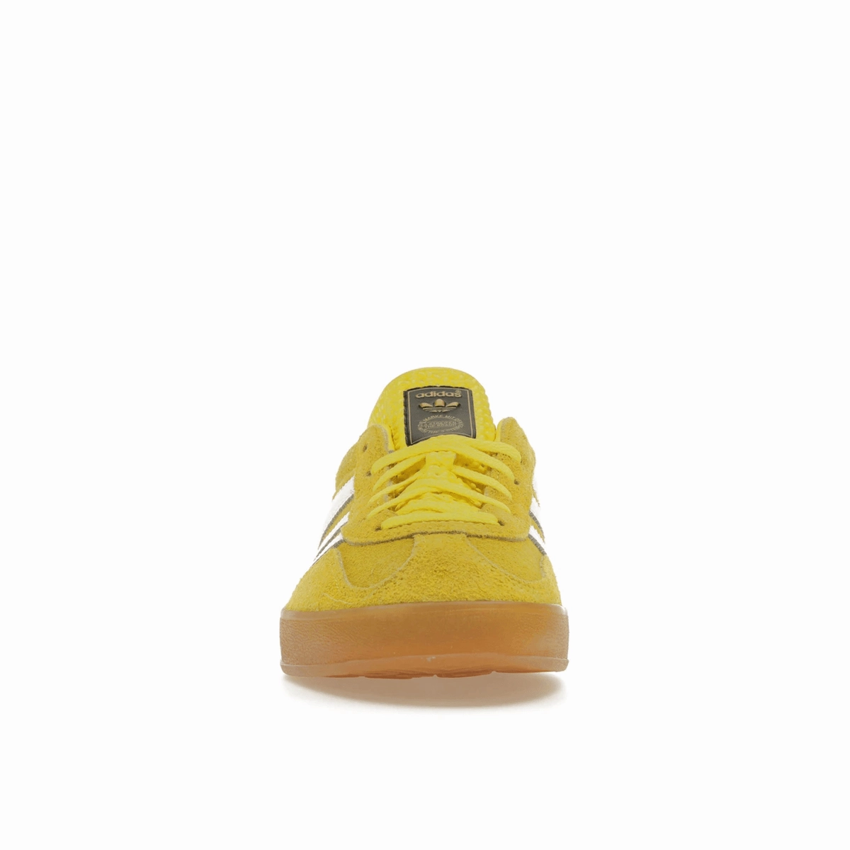 Adidas Gazelle Indoor Bright Yellow Collegiate Burgundy Laid-back daily shoes