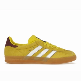 Adidas Gazelle Indoor Bright Yellow Collegiate Burgundy Adidas Gazelle everyday wear shoes with style