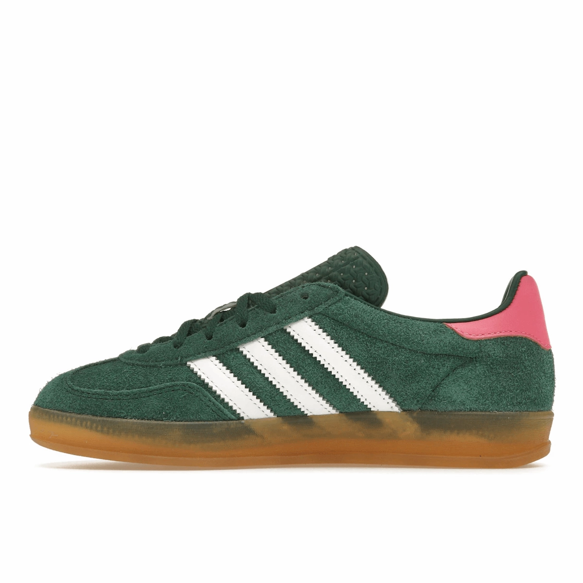 Adidas Gazelle Indoor Collegiate Green Lucid Pink Laid-back daily shoes