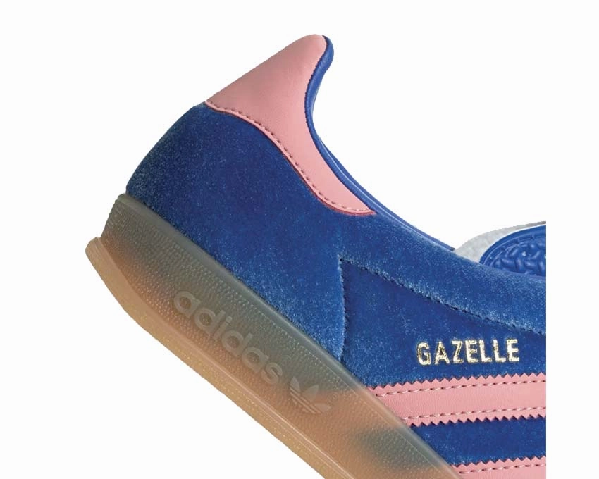 Adidas Gazelle Indoor W "Blue Pink Spark" Timeless casual kicks