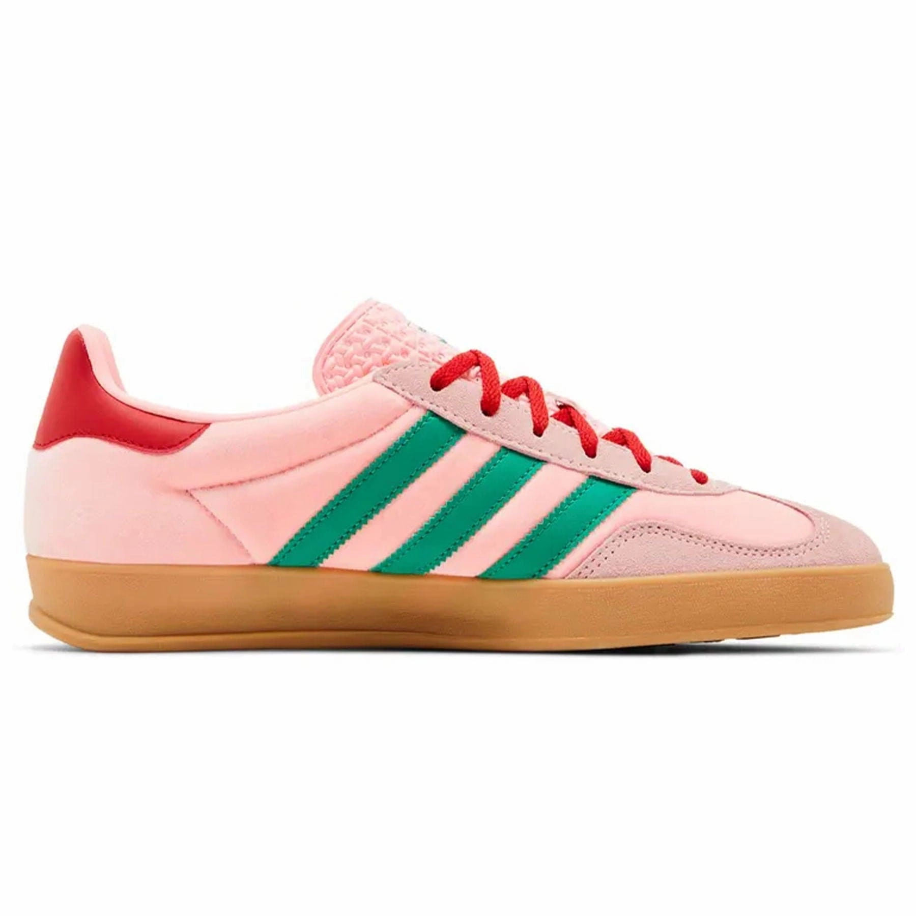 adidas Gazelle Indoor Wmns 'Glow Pink Court Green' Vintage-inspired low-tops