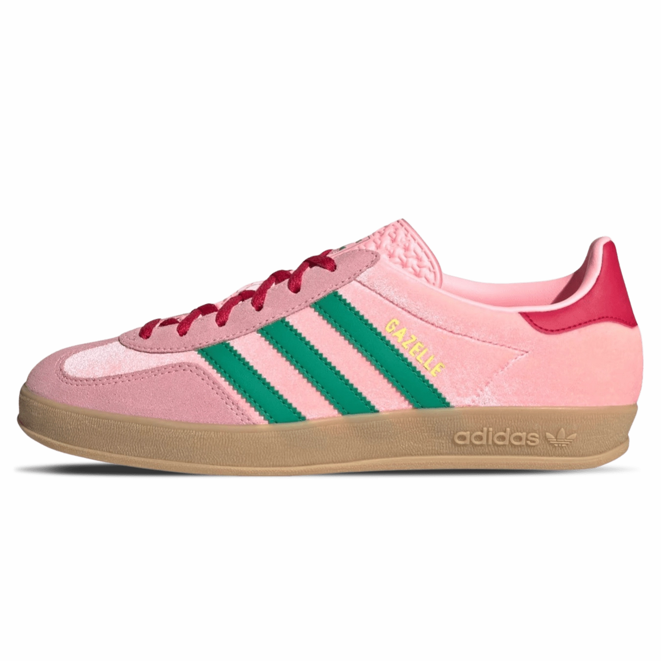 adidas Gazelle Indoor Wmns 'Glow Pink Court Green' Adidas Bermuda retro-inspired lifestyle shoes