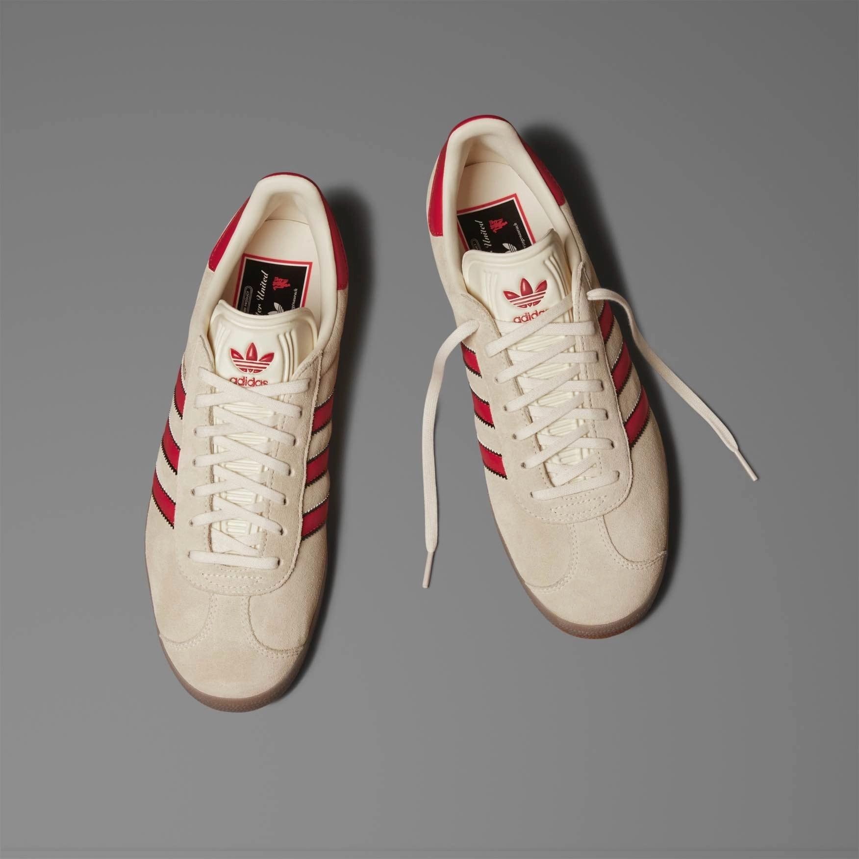 adidas Gazelle Manchester United Terrace Icons Shoes Suede retro footwear