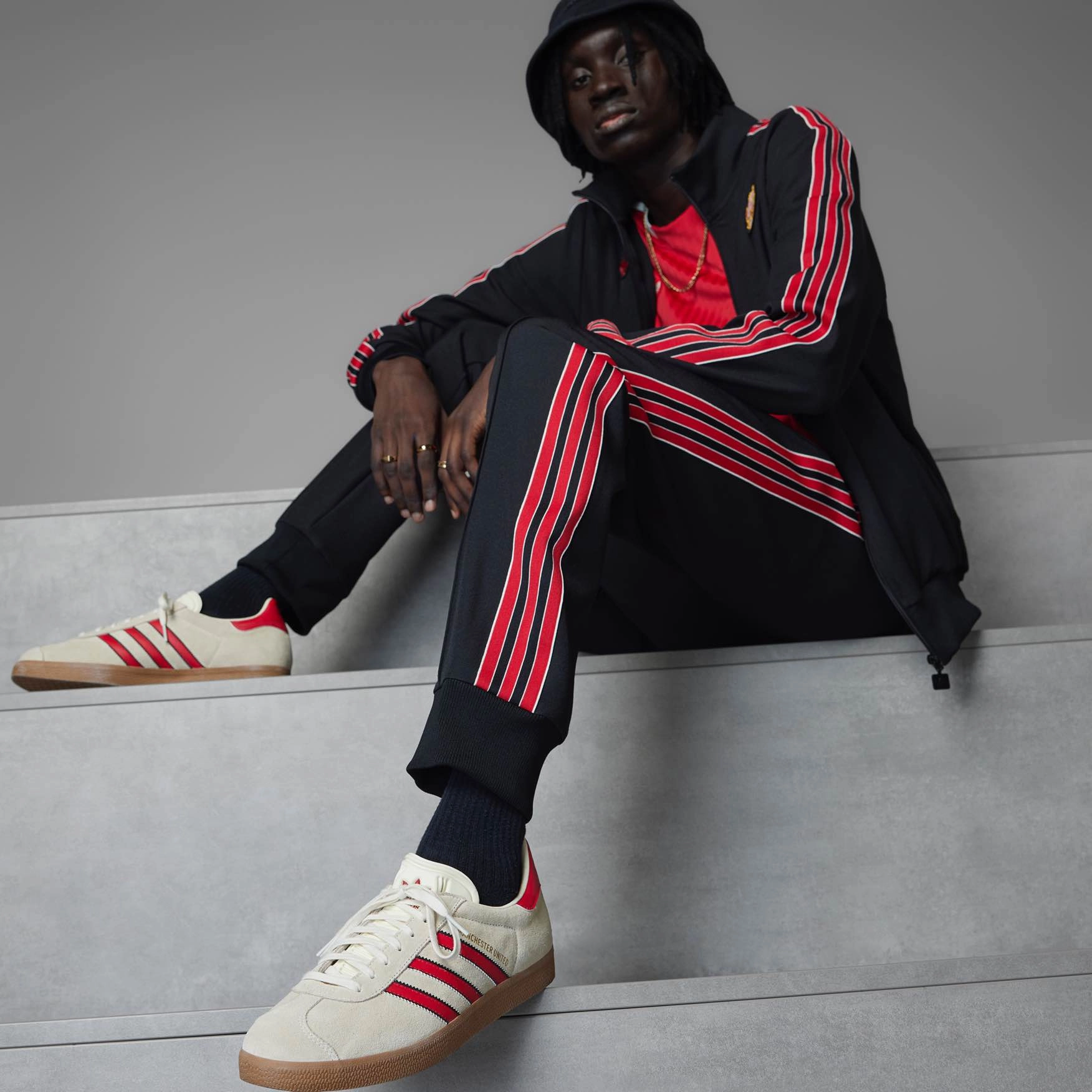 adidas Gazelle Manchester United Terrace Icons Shoes Suede retro footwear