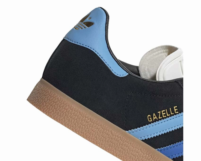 Adidas Gazelle "Black Light Blue" Comfort low-top kicks for her