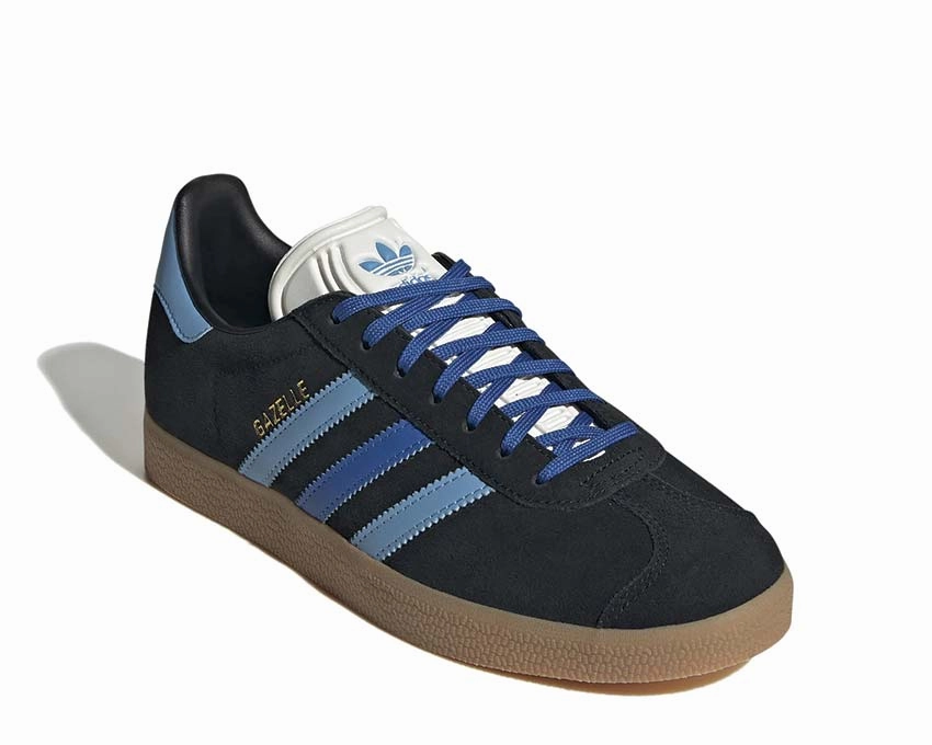 Adidas Gazelle "Black Light Blue" Comfort low-top kicks for her
