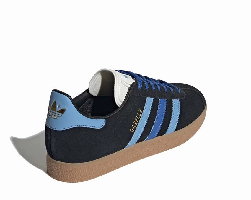 Adidas Gazelle "Black Light Blue" Timeless casual kicks