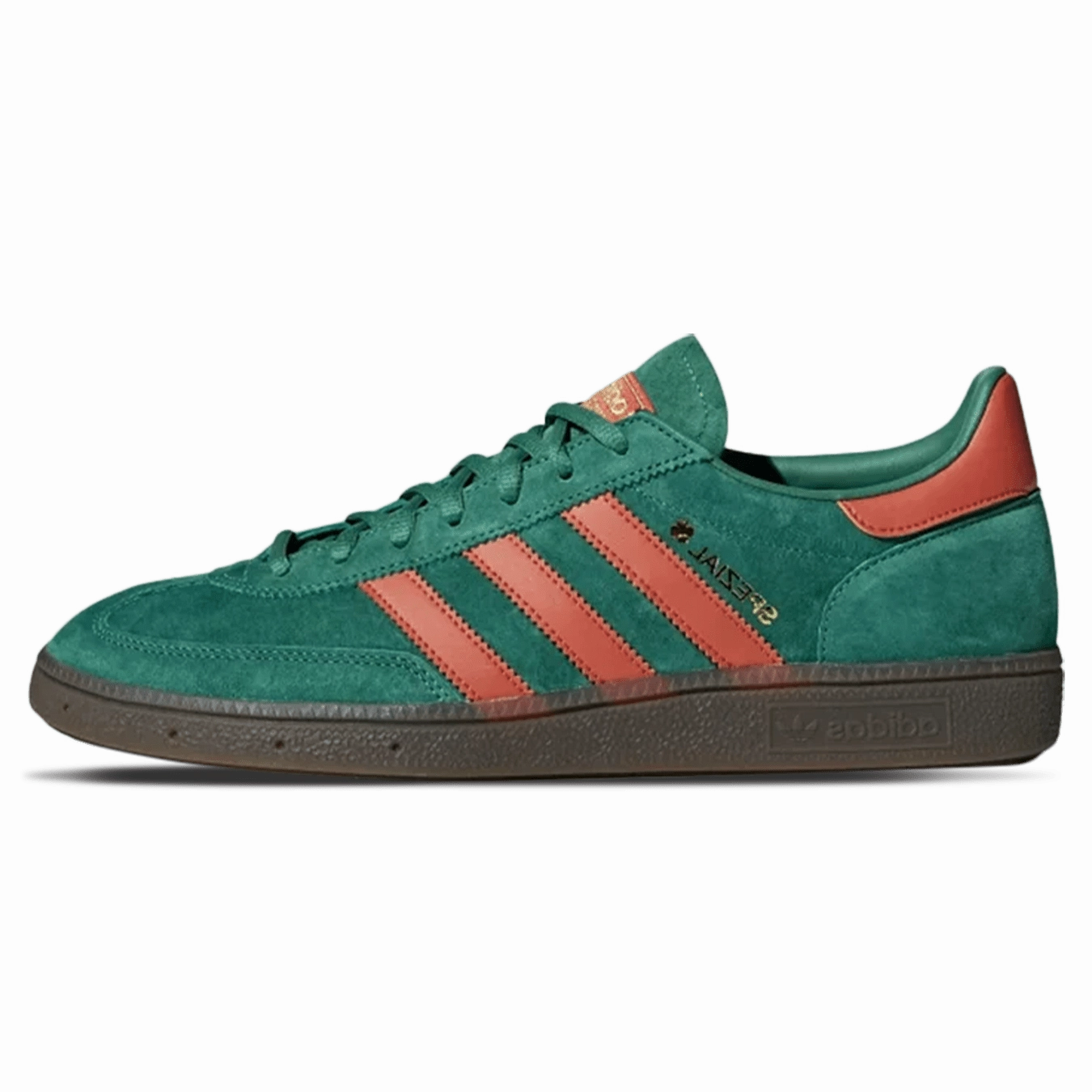 adidas Handball Spezial 'Bold Green' Adidas Handball Spezial trainers with gum sole