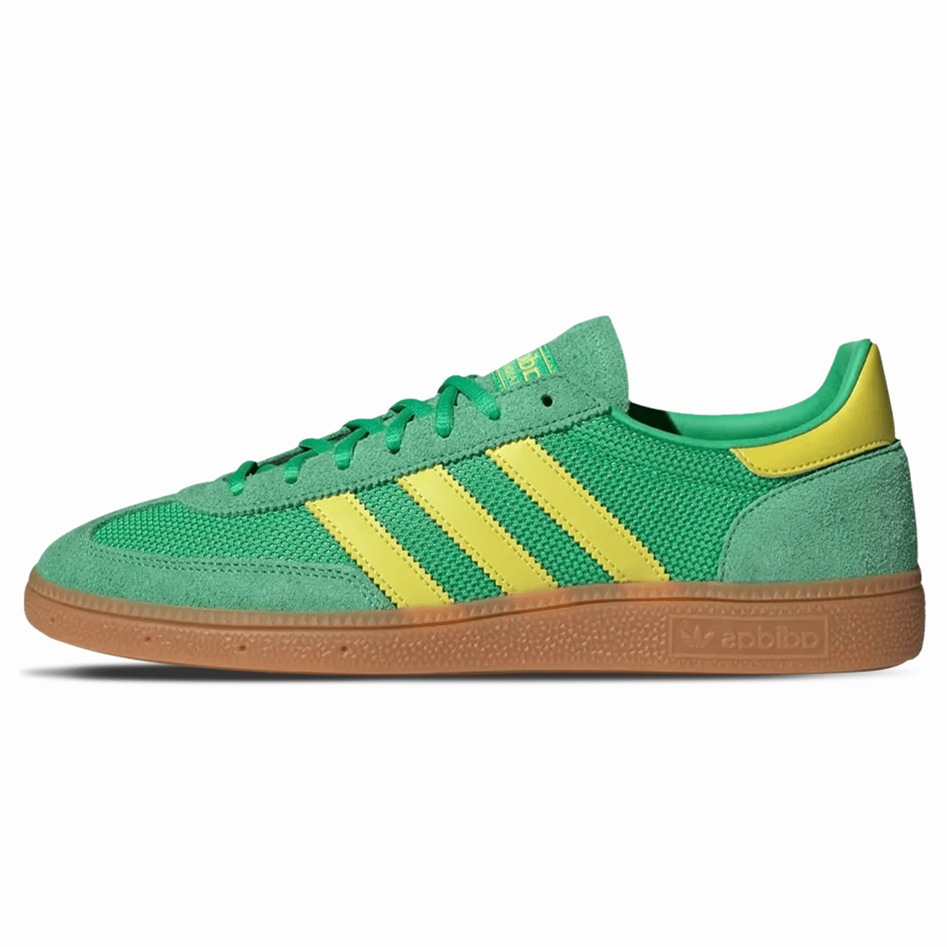 adidas Handball Spezial 'Energy Green Pure Sulfur' Adidas Handball Spezial trainers with gum sole