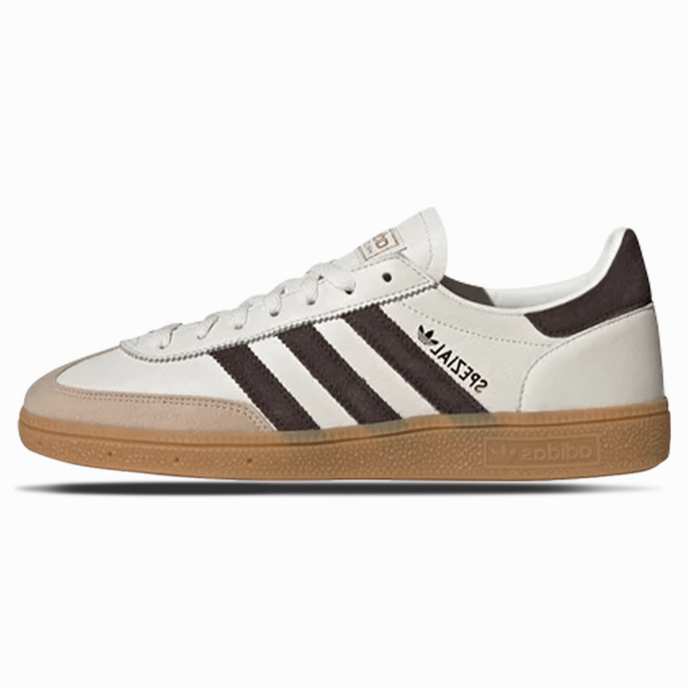 adidas Handball Spezial 'Off White Dark Brown' Adidas Handball Spezial trainers with gum sole