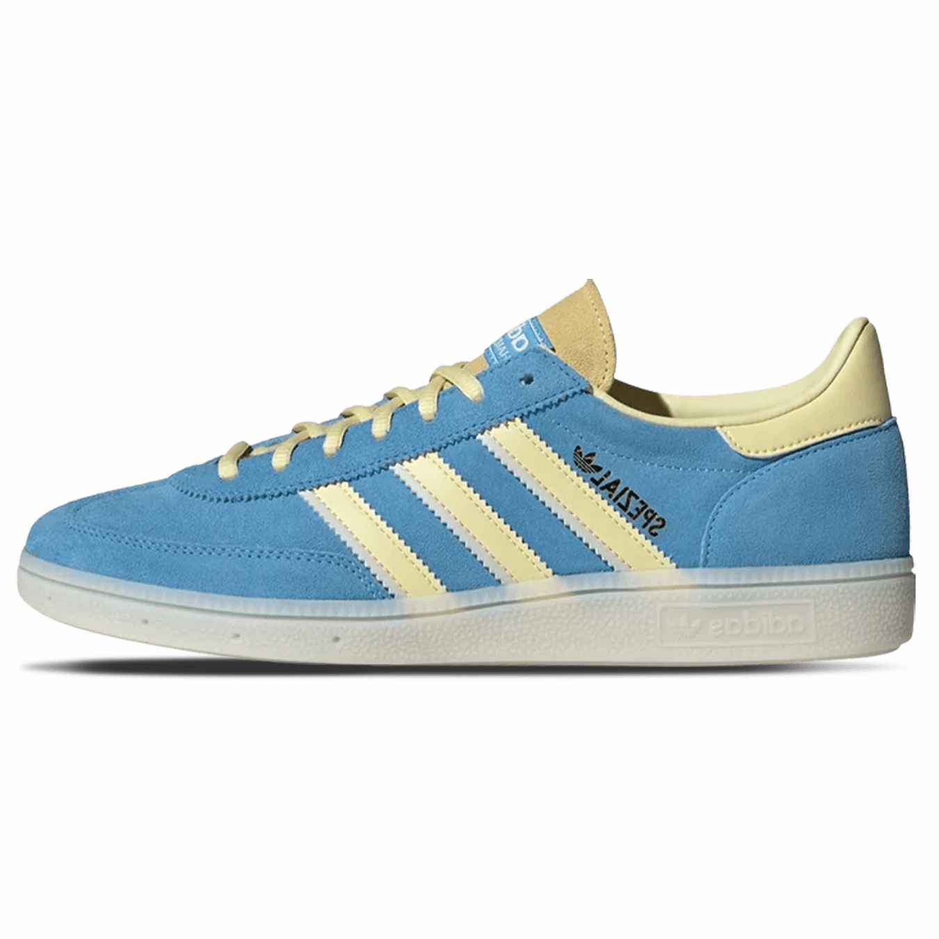 adidas Handball Spezial 'Semi Blue Burst Yellow' Adidas Handball Spezial trainers with gum sole