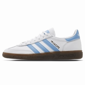 adidas Handball Spezial 'White Light Blue' Adidas Handball Spezial trainers with gum sole