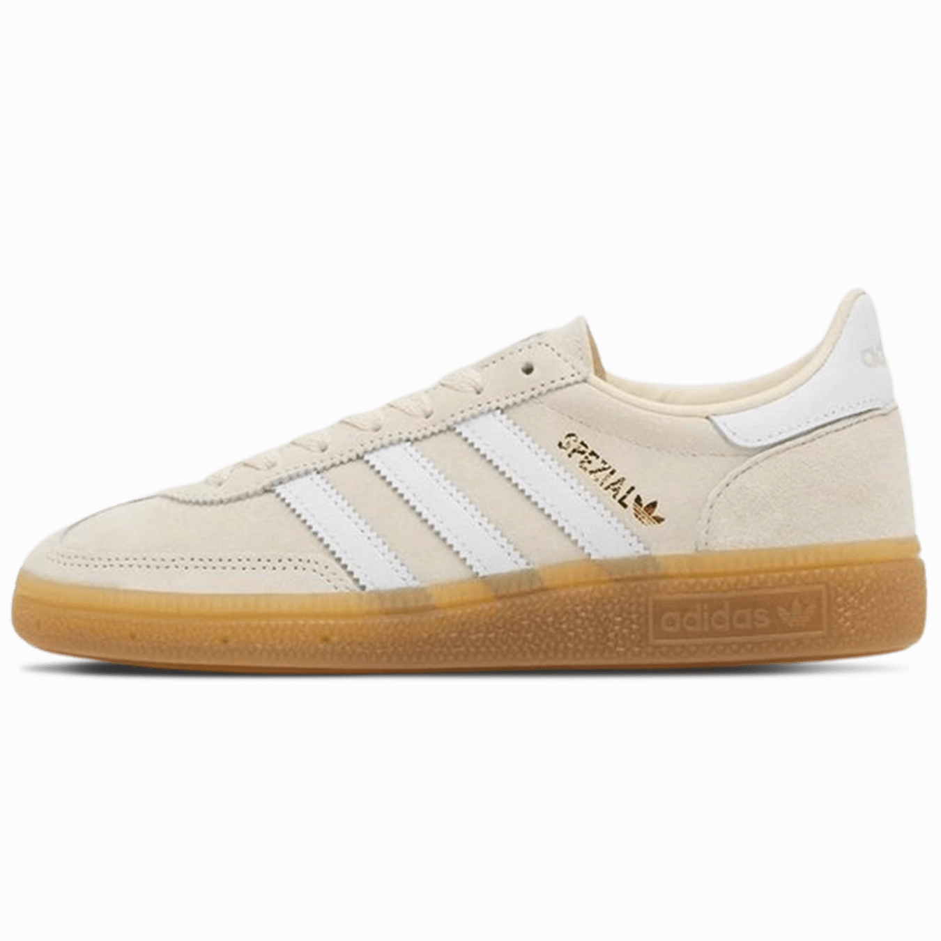 adidas Handball Spezial 'Wonder White Gum' Adidas Handball Spezial trainers with gum sole