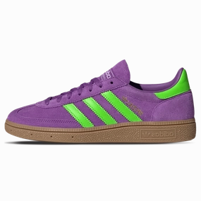 adidas Handball Spezial Wmns 'Active Purple Solar Green' Adidas Handball Spezial trainers with gum sole