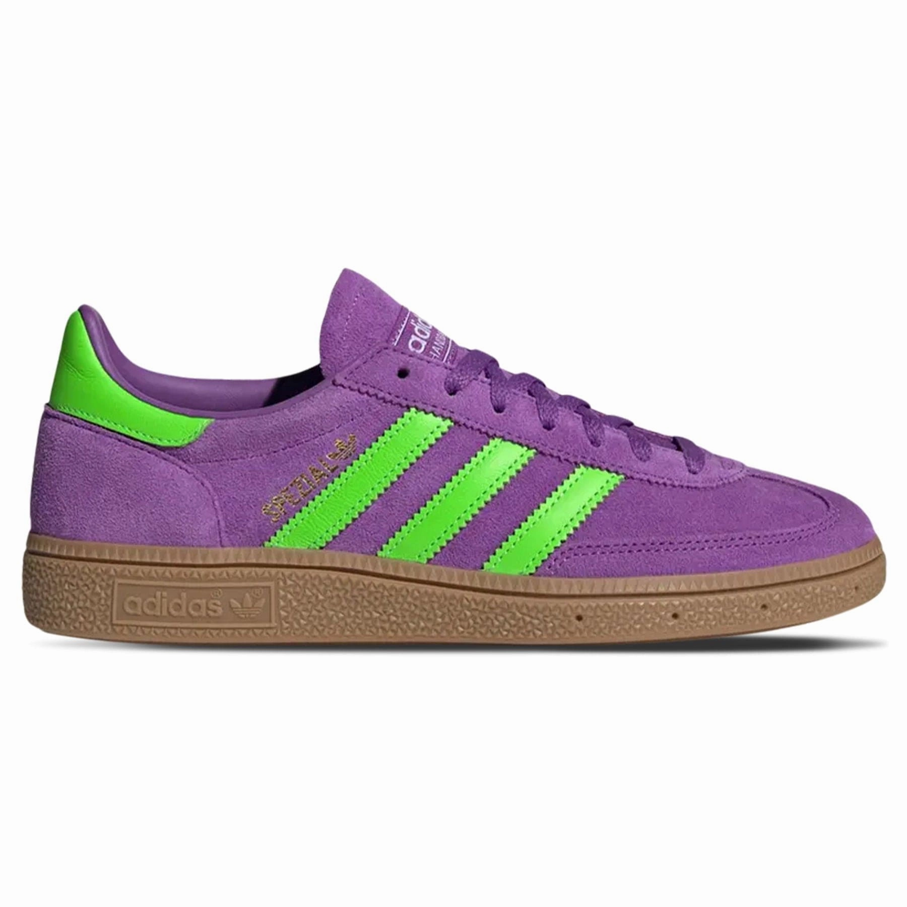 adidas Handball Spezial Wmns 'Active Purple Solar Green' Low-profile athletic trainers