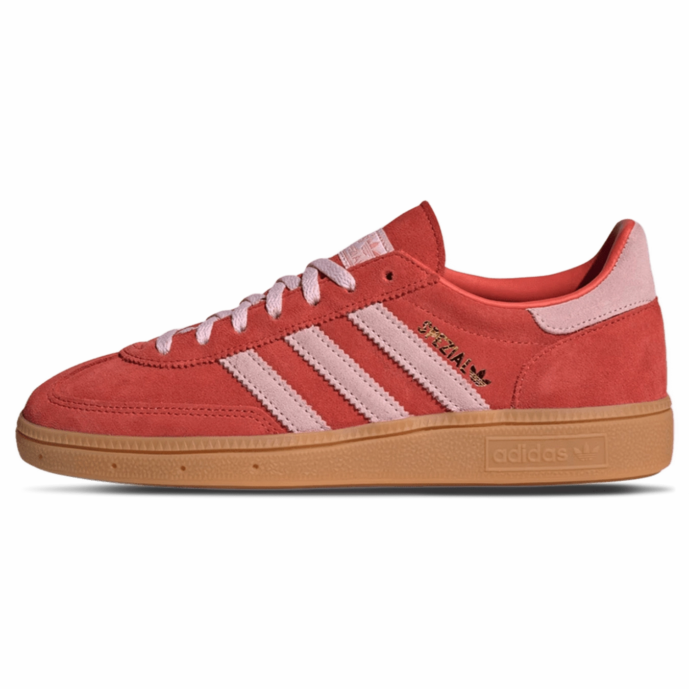 adidas Handball Spezial Wmns 'Bright Red Clear Pink' Adidas Handball Spezial trainers with gum sole