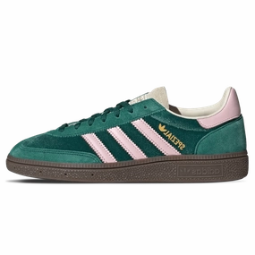 adidas Handball Spezial Wmns 'Collegiate Green Pink Velvet' Adidas Handball Spezial trainers with gum sole