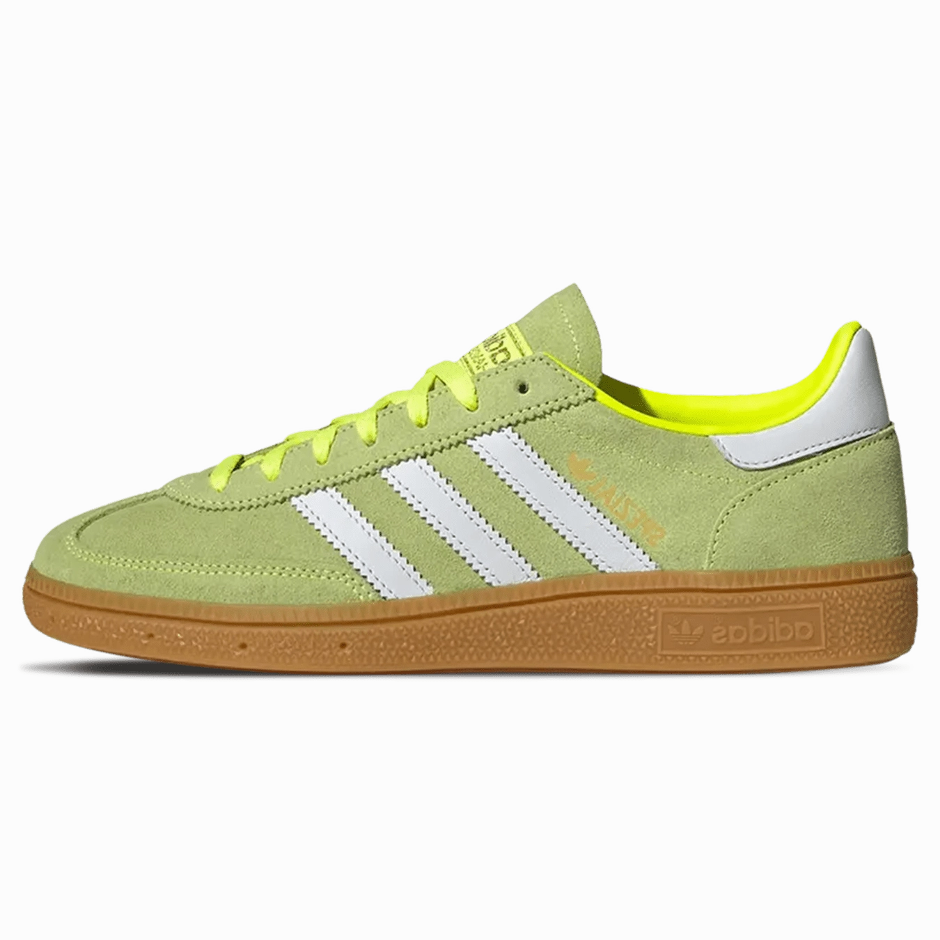 adidas Handball Spezial Wmns 'Solar Yellow' Adidas Handball Spezial trainers with gum sole
