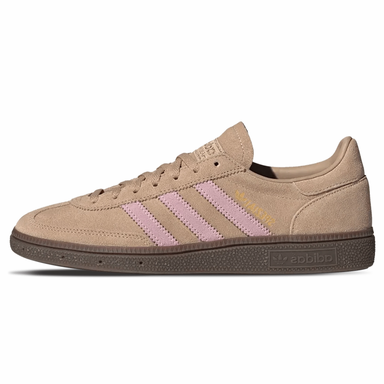 adidas Handball Spezial Wmns 'Warm Sandstone Clear Pink' Adidas Handball Spezial trainers with gum sole