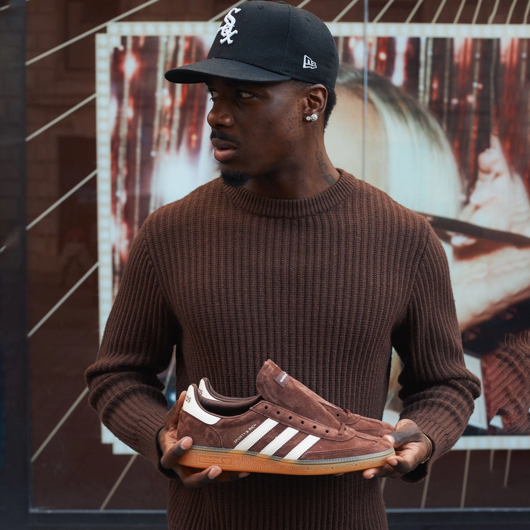 adidas Handball Spezial x Sporty & Rich 'Auburn Gum' Low-profile athletic trainers